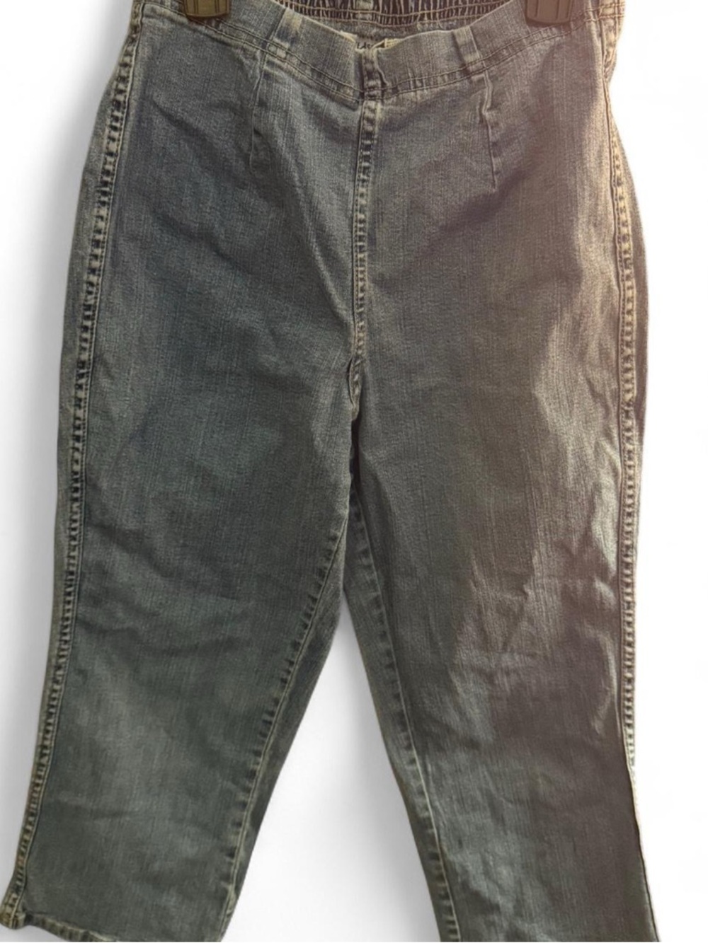 White Stag Light Blue Denim Capri Jeans